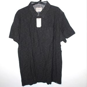 Flag & Anthem Black Gibson Slub One Pocket Men's XL Short Sleeve Cotton Polo